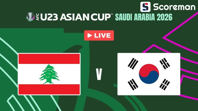 1월10일 U23 아시안컵 - 레바논 U23 VS 대한민국 U23 축구 분석 프리뷰